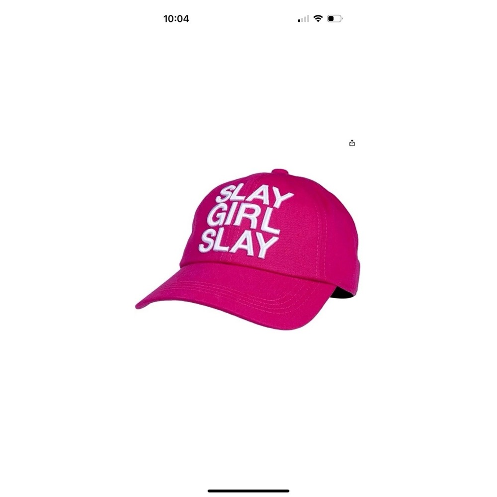 Woman's Baseball Hat Cap - Slay Girl Slay - Magenta Pink
